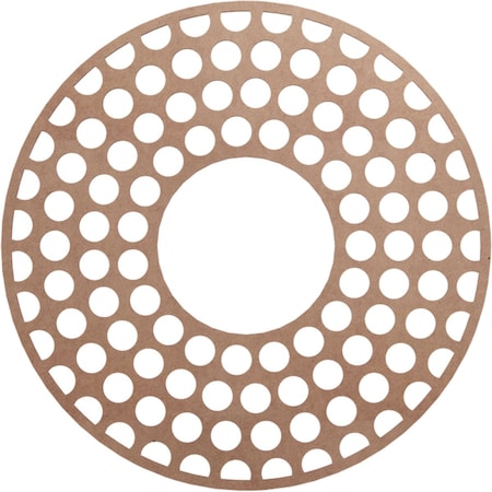 Ekena Millwork Fink Wood Fretwork Pierced Ceiling Medallion, Wood (Paint Grade), 36"OD x 13 1/8"ID x 3/8"T CMWP36X36X0375FFMF